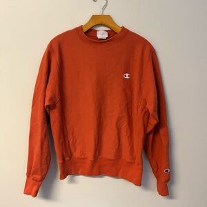 Champion double weave sweatshirt small burnt orange